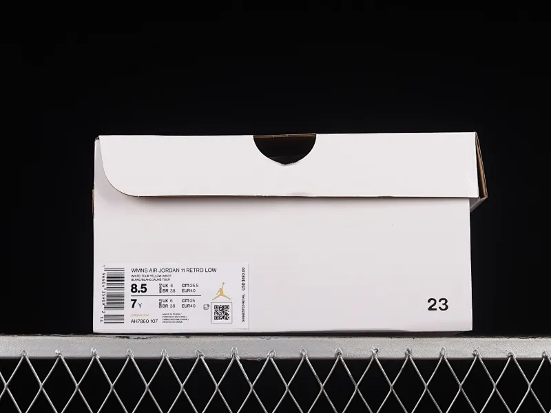 All categories Air Jordan Jordan series basketball shoes Air Jordan 11 pure original version Air Jordan AJ11 Low SE "Yellow Snakeskin" AJ11 Joe 11 yellow snake pattern genuine carbon AH7860-107